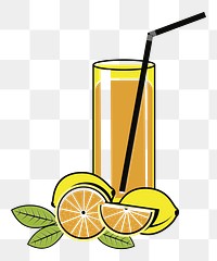 PNG Lemonade sticker, transparent background. Free public domain CC0 image.