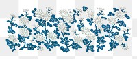 PNG Japanese flower branches, by G.A. Audsley-Japanese illustration, transparent background. Remixed by rawpixel.