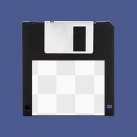 Floppy disk png transparent mockup