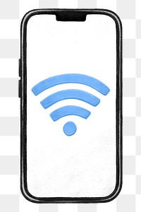 Phone internet png, aesthetic illustration, transparent background