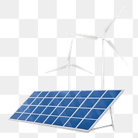 Clean energy png, aesthetic illustration, transparent background