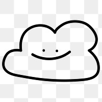 PNG white cloud weather sky, transparent background