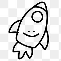 PNG Rocket startup, astronomy science, transparent background