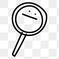 PNG discovery tool magnifying glass, transparent background