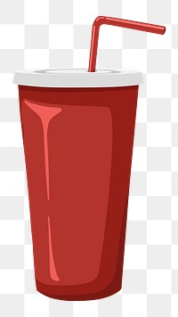 PNG red paper cup,  transparent background