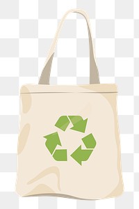 Reusable bag png, transparent background