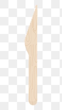 Disposable knife png, transparent background