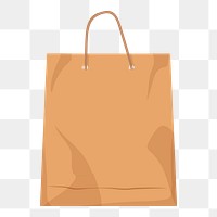 PNG paper shopping bag,  transparent background