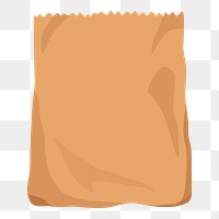 Recycle png paper bag,  transparent background