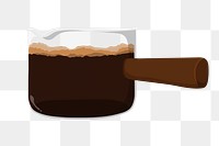 Espresso shot png glass,  transparent background