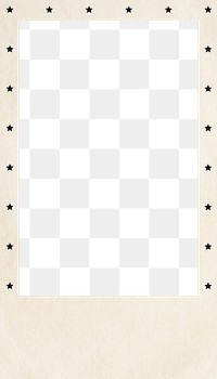 Beige frame png, transparent background