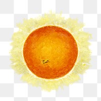 PNG The Sun planet, galaxy illustration, transparent background