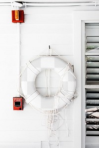 Life buoy png mockup, transparent design