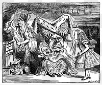 Png Alice's Adventures in Wonderland (1865) by John Tenniel collage element, transparent background