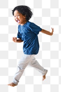 African American boy png, transparent background