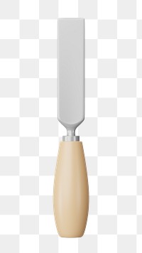 PNG 3D chisel tool, element illustration, transparent background