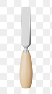 PNG 3D chisel tool, element illustration, transparent background