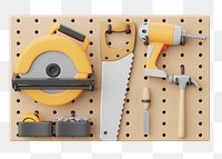 PNG 3D fixing tool, element illustration, transparent background