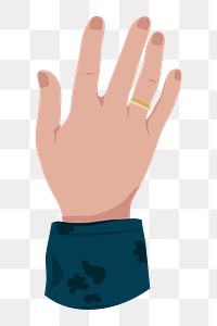 Woman's hand png gesture, aesthetic illustration, transparent background