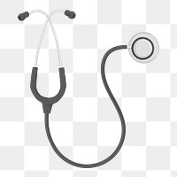 Doctor stethoscope png, medical tool illustration, transparent background