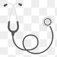 Doctor stethoscope png, medical tool illustration, transparent background