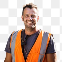 Portrait adult smile photography.  PNG with transparent background.