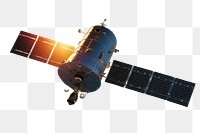 Satellite space spacecraft technology.  PNG with transparent background.