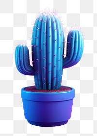 Cactus plant houseplant semi-arid.  PNG with transparent background.