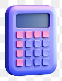 Calculator mathematics electronics technology.  PNG with transparent background.