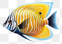 Animal fish pomacanthidae pomacentridae. AI generated Image by rawpixel.