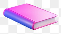 Publication book education rectangle.  PNG with transparent background.