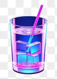 Cocktail glass drink biotechnology.  PNG with transparent background.