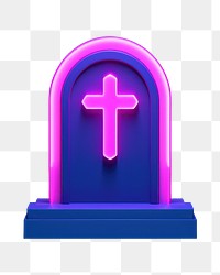 Architecture symbol cross spirituality.  PNG with transparent background.