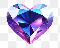 Gemstone jewelry diamond crystal.  PNG with transparent background.