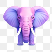 Elephant wildlife animal mammal.  PNG with transparent background.