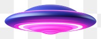 Lighting purple illuminated appliance.  PNG with transparent background.