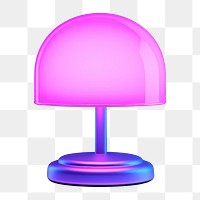 Lamp illuminated electronics technology.  PNG with transparent background.