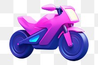 Motorcycle vehicle wheel transportation.  PNG with transparent background.