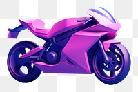 Motorcycle vehicle wheel transportation.  PNG with transparent background.