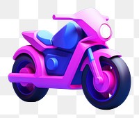 Motorcycle vehicle transportation motorcycling.  PNG with transparent background.