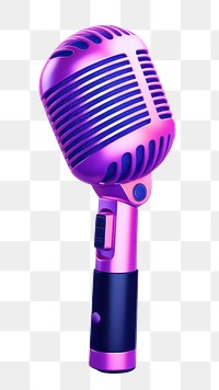 Microphone performance technology karaoke.  PNG with transparent background.