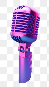 Microphone performance technology karaoke.  PNG with transparent background.