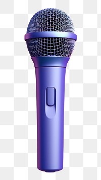 Microphone performance technology karaoke.  PNG with transparent background.