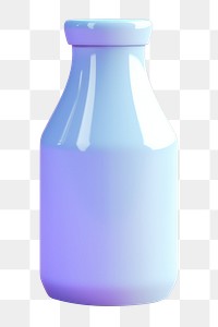 Bottle milk container porcelain.  PNG with transparent background.