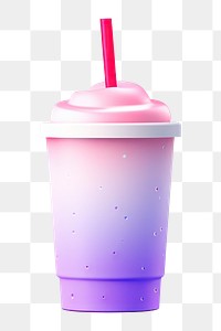 Smoothie drink cup refreshment.  PNG with transparent background.