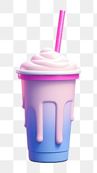 Dessert dairy milk food.  PNG with transparent background.