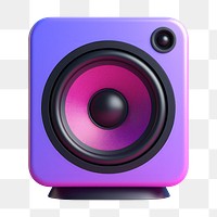 Electronics loudspeaker multimedia technology.  PNG with transparent background.