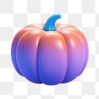 Vegetable pumpkin plant food.  PNG with transparent background.