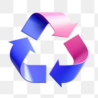 Symbol recycling letterbox appliance.  PNG with transparent background.