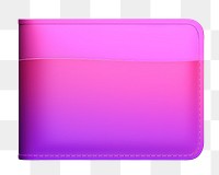 Purple rectangle handbag leather.  PNG with transparent background.